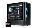 STORMCRAFT Gaming PC SKYHAWK PRO AMD Ryzen 7 7800X3D Radeon RX 9070 XT 16GB – AI Powered 32GB DDR5 6000MHz RGB 2TB NVMe SSD 360mm AIO 850W Gold PSU Windows 11 Home - SP780XDCC-97BN1