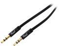 Rosewill RAC-6BK - 6-Foot 3.5mm Flat Audio Cable, Black