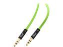 Rosewill RAC-6GN - 6-Foot 3.5mm Flat Audio Cable, Green
