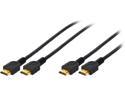 Rosewill - 2 Pack Pellucid HD Series High Speed HDMI Cable - 6 Feet