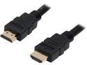 VCOM VC-HDMI6M 6 ft. Black HDMI 1.4V Type A to A High Speed with Ethernet Black Cable HDMI® 1.4V Type A to A High Speed with Ethernet Black Cable Male to Male