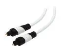 GearIT Model GI-TOSLINK-WH-15FT 15ft Gold-Plated Digital Optical Audio Toslink Cable