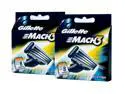 Gillette 00994-2 MACH3 Refill Cartridges, 16 Count (2 Pack 8pcs Count)