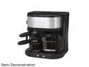 MR. COFFEE BVMC-ECM22 Steam Espresso Maker/Automatic Drip Coffee Maker Black