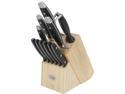 Rosewill RHKN-13001 12-Piece Stainless Steel Triple Rivet Knife Cutlery Block Set