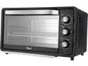 Rosewill RHTO-19001 19L 6-Slice Toaster Oven with Timer & Temperature Settings | 19-Liter Large Capacity |Stainless Steel Countertop Toaster Oven with Baking Pan and Broil Rack | Black