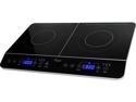 Rosewill Dual Induction Cooktop Burner, 1800W Double Electric Stove Tops, Digital Touch Sensor Panels for Independent Settings, Timer, Auto Shut-Off, Child Safety Lock, Energy & Time Saving - (RHDI-21001)