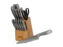 Ginsu 04819 G 15 Piece Stainless Block Set