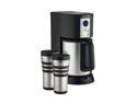 Hamilton Beach 45237 Black/Steel Stay or Go Deluxe Thermal Coffeemaker