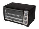 Black & Decker TRO4075B Black 4-Slice Toaster Oven With Convection