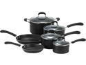 T-fal E938SA94 Professional Total Nonstick Oven Safe Thermo-Spot Heat Indicator Dishwasher Safe 10-Piece Cookware Set, Black