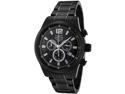 Invicta Men's 0794 II Collection Chronograph Black Dial Black Ion-Plated Stainless Steel Watch