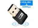 USB Wifi Adapter AC600 USB Wireless Adapter 2.4GHz/5GHz with inbuilt Antenna for Windows XP/Vista/7/8/8.1/10 MAC OS X 10.9-10.11