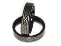 Men's/Women's 6mm Black Tungsten Carbide Ring, Celtic Knot Design