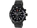 Swiss Precimax Men's Pulse Pro SP13105 Black Stainless-Steel Swiss Chronograph Watch with Black Dial