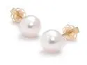Akoya Saltwater Pearl Earrings 6.5mm AAA Quality
