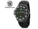 Smith & Wesson Special Ops Series Japanese Miyota Movement Black IP Rotating Bezel Military Time Dial Tactical Mens Watch