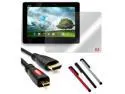 Fosmon Crystal Clear Screen Protector (3 pcs pack) + Captive Stylus + Micro HDMI to HDMI Cable or ASUS Eee Pad Transformer TF300