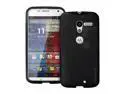 Fosmon DURA-FRO SLIM-Fit Case Flexible TPU Cover for Motorola Moto X (Black)