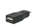 USB Micro B (M) to USB A (F) Adapter- (Black Color)