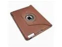 GreatShield Vogue Series 360 Degrees Rotating Leather Case / Folio with built-in Stand and "Sleep Function" for Apple iPad 2 / 2nd Generation Tablet - Brown