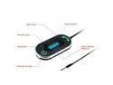 iKross 3.5mm LED FM Radio Transmitter with Auto-Scan Car Kit for Sansa Fuze, Fuze Plus , Clip, Clip Plus , Clip Zip, View, iPhone, iPod, iPad, Smartphones, MP3 & Tablets with 3.5mm audio port