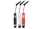BIRUGEAR 3 Colors Mini Stylus Bundle w/Earphone Jack Dust Plug for iPhone 5S, 5C, 5, iPad Air, iPad 4, iPad Mini with Retina Display(Mini 2)/ Mini and More
