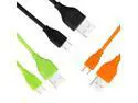 EZOPower 3-Pack Extra Long 10ft Micro-USB 2in1 Sync and Charge USB Data Cable for LG G2, Optimus F6, Enact VS890, Exalt VN360, Optimus F3; Motorola Moto X and Other Smartphone (Blue/ Green/ Orange)