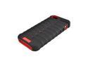Red/ Black Apple Iphone 5 Duo Shield Silicone Over Plastic Snap On Cover W/ Screen Protector Film Guard