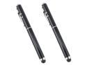 3-in-1 Stylus for HTC/EVO Tablet and iPad and all Capacitive Touch Screen Devices with Laser Pointer and LED Light (2 pieces)