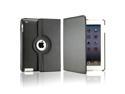 360 Degree Rotating Duel Layer Black Leather Case w/ Smart Cover function for The New iPad 3 3rd iPad 2 Gen + Stylus Pen