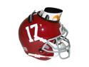 Alabama Crimson Tide #17 NCAA Football Schutt Mini Helmet Desk Caddy