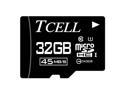 TCELL TCTF30BGCA-45 32GB MicroSDHC UHS-I Class10 Flash Memory Card
