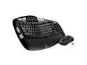 Logitech USB RF Wireless Ergonomic Wave Combo Keyboard (Refurbished, MK550)