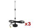 3 pack Wi-Fi Wireless Antenna / Router Signal Booster