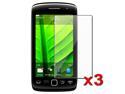 eForCity Three Clear LCD Screen Protector Cover Guard Film Shields with Lint-free Cleaning Cloth Compatible with BlackBerry Torch 9850 / 9860