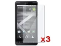 eForCity 3 Packs Of Premium Crystal Clear LCD Screen Protector Cover Guard Film Shields Compatible With Motorola Droid Xtreme Mb810 / Droid X