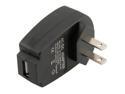 eForCity Universal USB Home Wall Travel Charger Adapter 100-240V , Black