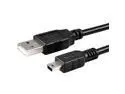 eForCity Universal USB 2.0 to Mini-B Data and Charging Cable Cord - 10 feet