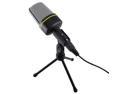 eForCity Desktop Notebook 3.5mm Studio Speech Microphone with stand, Black