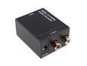 Optical Coax to Analog RCA Audio Converter Adapter Box