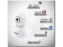 TENVIS White JPT3815W Wireless Webcam iPhone Android IP Camera Audio Video WIFI Camera OSD IR Motion Detection - Night Vision