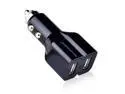 RAVPower Dual Port 15.5W / 3.1A USB Car Charger for iPhone 5s, 5c, 5, 4s, 4; iPad 5, Air, Mini; iPod Touch, Nano; Samsung Galaxy S4, S3, S2, Galaxy Note 3, 2; Kindle; LG G2; Nexus 5, 7 and More(Black)