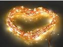 TaoTronics TT-SL032 Led String Lights 100 LED Warm White Color on Copper Wire 33ft LED Starry Light with 12v Power Adapter For Christmas Wedding and Party