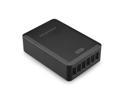 RAVPower RP-UC10(B) 50W/10A 6-Port iSmart USB Charging Station / USB Travel Wall Charger for Most USB-Charged Devices - Black