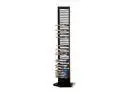 Metal DVD Tower Rack in Black Finish by Coaster Furniture