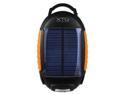 Solar Portable Battery Pack with Flashlight and Lantern - Ideal for Charging iPhone, iPod, MP3, Droid, Smartphones, and Other USB Powered Devices