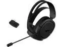 ASUS TUF Gaming H1 Wireless Headset (Discord Certified Mic, 7.1 Surround Sound, 40mm Drivers, 2.4GHz, USB-C, Lightweight, 15 Hour Battery Life, For PC, Mac, Switch, Mobile Devices, PS4, PS5)- Black