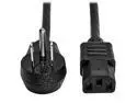 Tripp Lite Model P007-006-15D 6 ft. Desktop Computer Power Cord, Right-Angle 5-15P to C13 - Heavy Duty, 15A, 125V, 14 AWG, 6 ft. Black