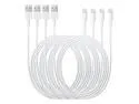 Apple OEM Original Lightning USB Charge and Data Sync Cable MD818ZMA - 4 Pack